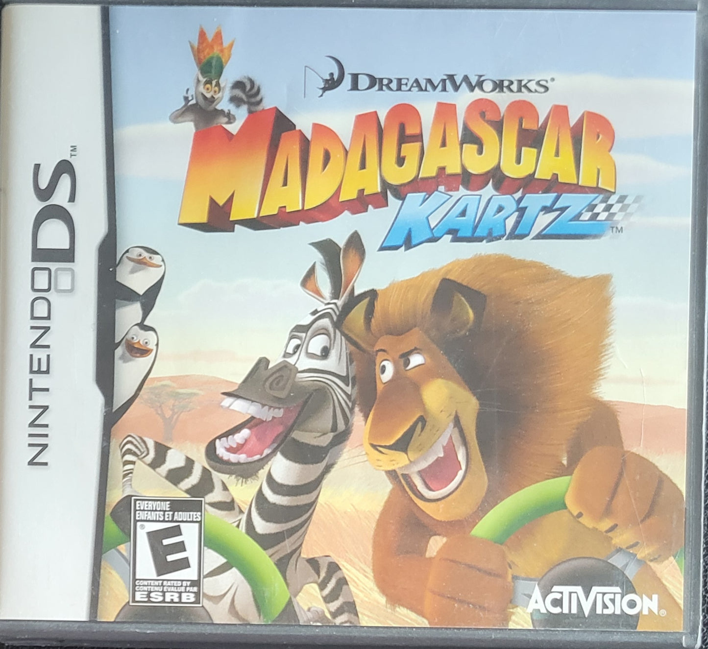 🏁 Madagascar Kartz – Nintendo DS – Re-Sealed – Cartridge Only Tested & Working