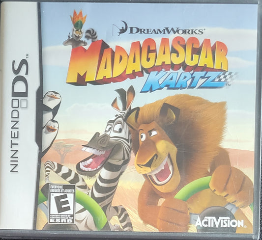 🏁 Madagascar Kartz – Nintendo DS – Re-Sealed – Cartridge Only Tested & Working