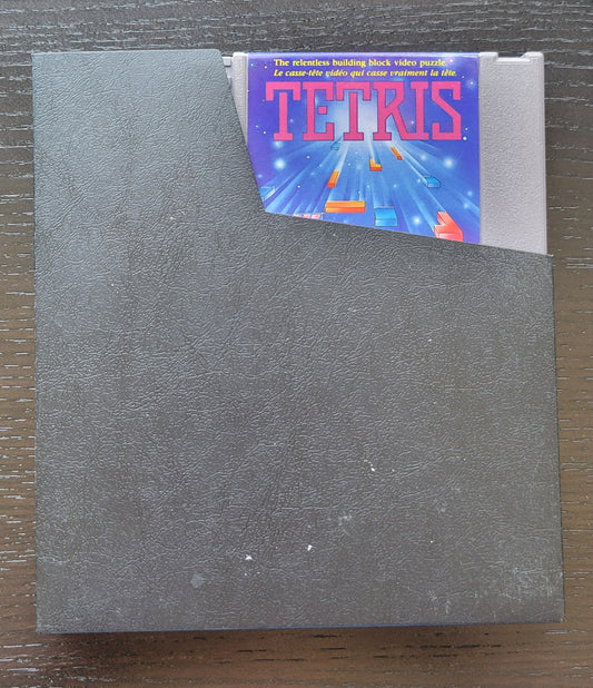 ORIGINAL TETRIS - Authentic NES (Nintendo Entertainment System 1985) GOLD Video Game Cartridge
