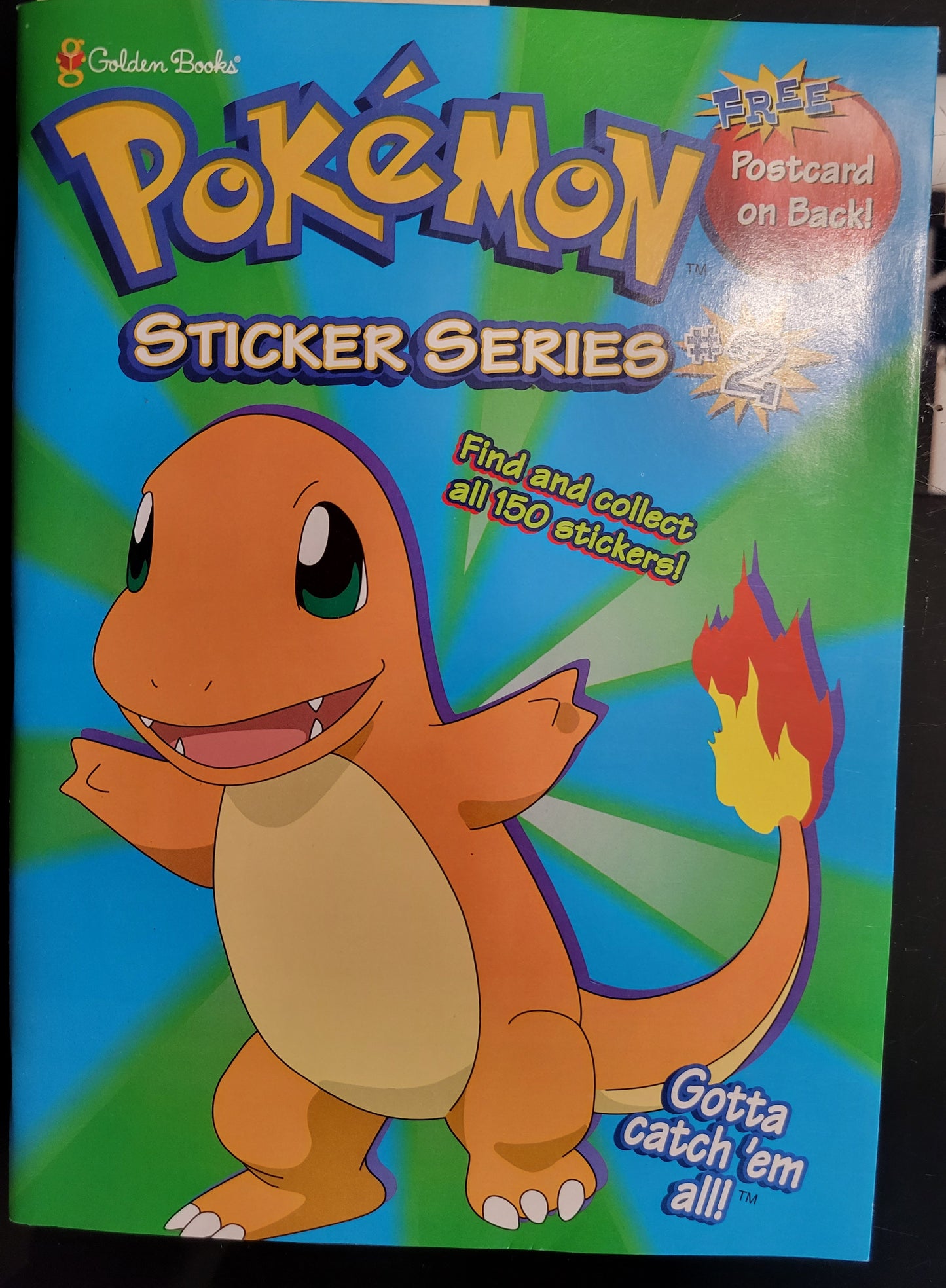 1st Edition Pokémon Sticker Series # 2!! *STICKERS HALF IN TACT* Orignal Golden Books Collector's Chapter Book All Ages Pre-Owned