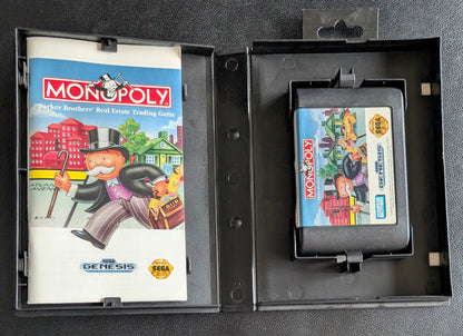 Monopoly - Boxed CIB Hang Tab (Sega Genesis) | 1993 | Board / Strategy