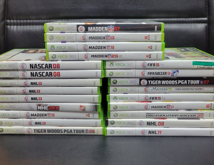ALL SPORTS NHL NFL NBA Golf Boxing & More! - (CIB) - Microsoft XBOX 360 - Pre-Owned Like New CLEAN DISC