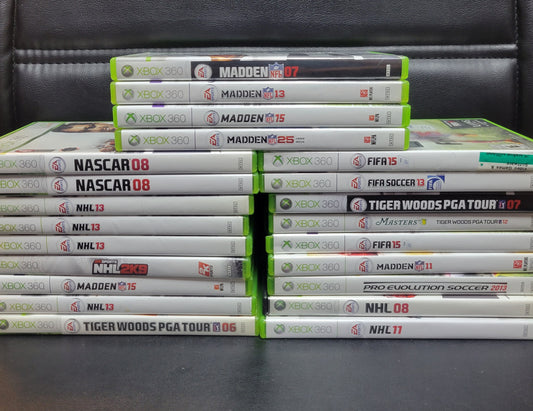 ALL SPORTS NHL NFL NBA Golf Boxing & More! - (CIB) - Microsoft XBOX 360 - Pre-Owned Like New CLEAN DISC