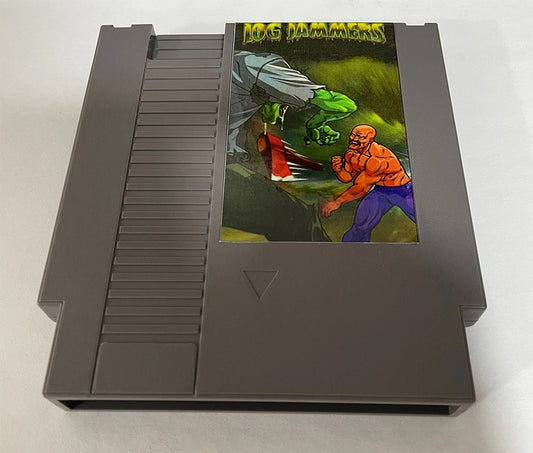 LOG JAMMERS - NES Nintendo Entertainment System 1983 72 Pin 8 Bit Video Game Cartridge