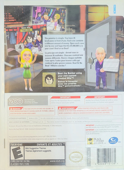 Deal or No Deal – Nintendo Wii CIB – RE-SEALED + Like New