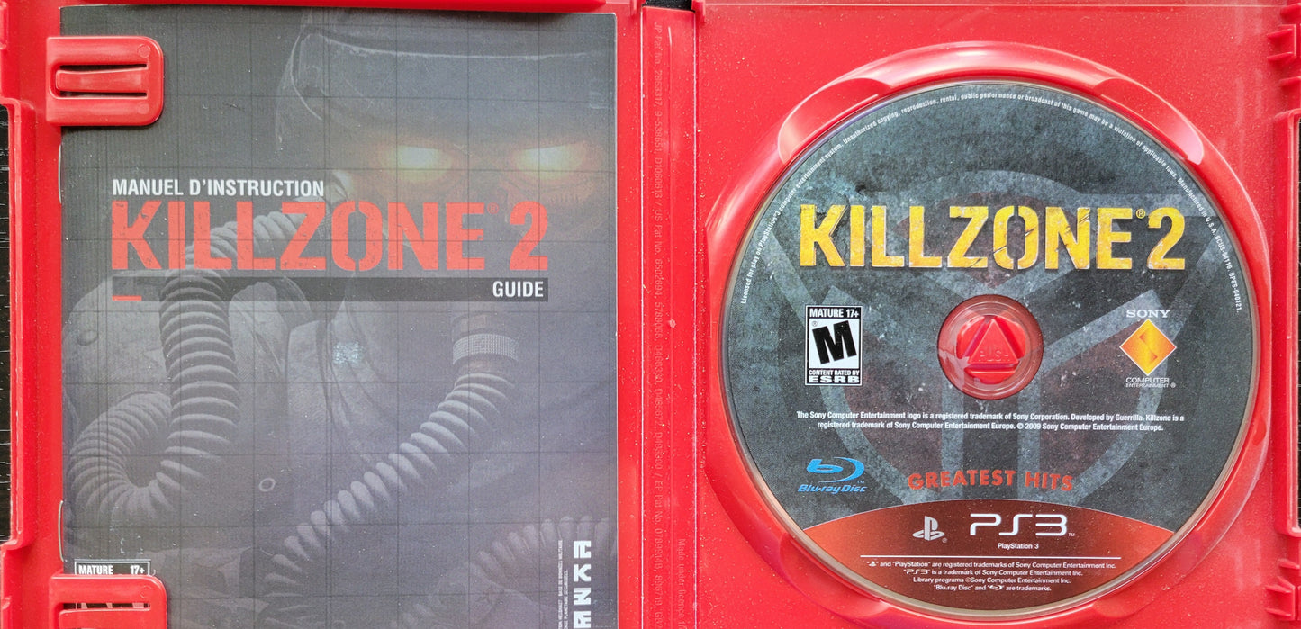 KILLZONE 2: Greatest Hits - 2013 Sony PlayStation 3 PS3 Pre-Owned Great Shape Tested & Working