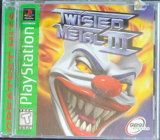 Twisted Metal 3 – Sony PlayStation 1 PS1 (1995) – Complete in Box (CIB) – Like New Re-Sealed
