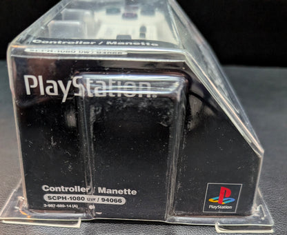 Sony PlayStation PS1 Controller SCPH-1080 UW (1994) | White | Complete in Box (CIB) | Open Box | Rare