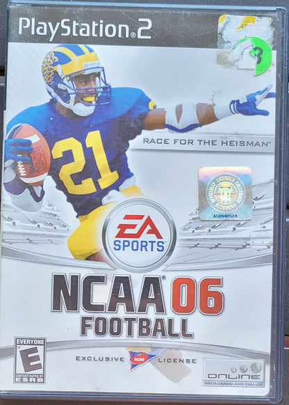 NCAA 06 Football - Sony PlayStation 2 PS2 CIB Pre-Owned Great Shape! Tested & Working