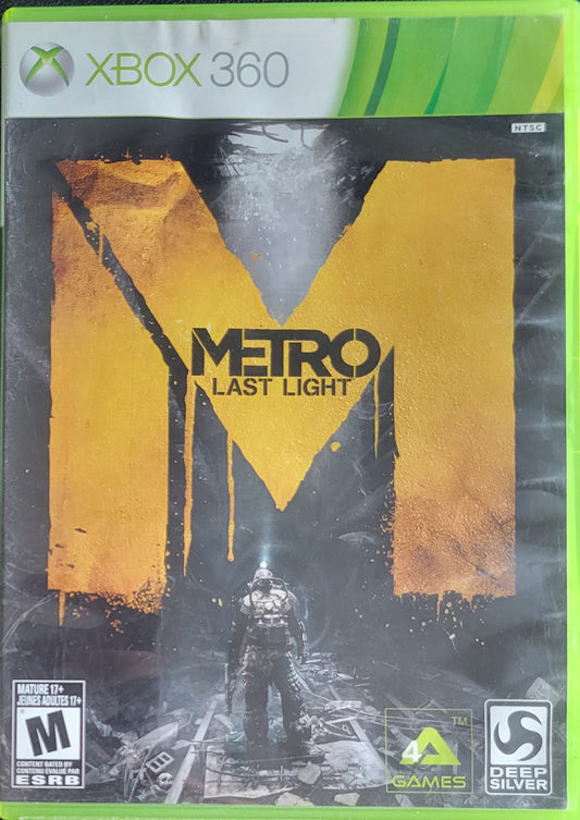 Metro: Last Night - (CIB) - Microsoft XBOX 360 - Pre-Owned Like New CLEAN DISC
