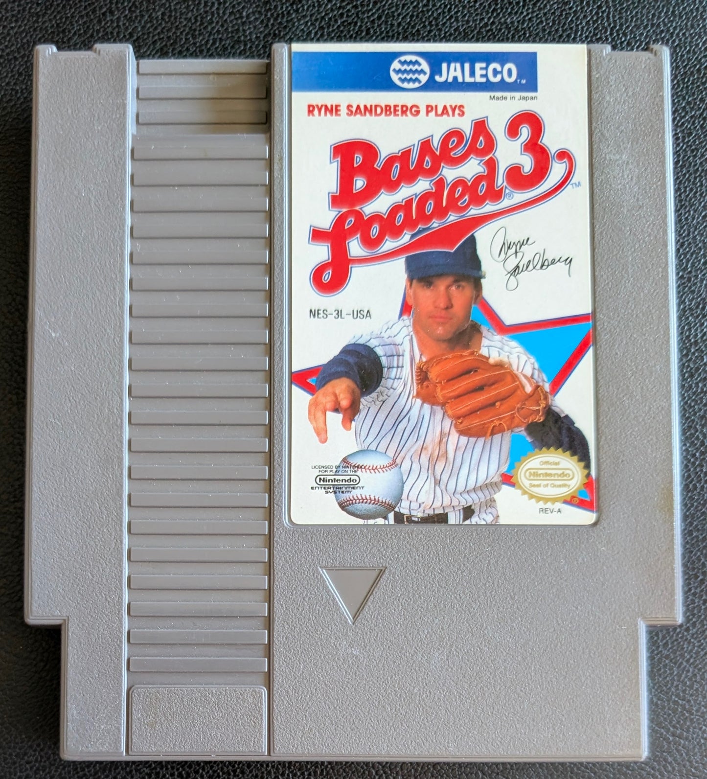 Bases Loaded 3 (1991) - Nintendo NES | Authentic | Cleaned & Tested + Protection Sleeve