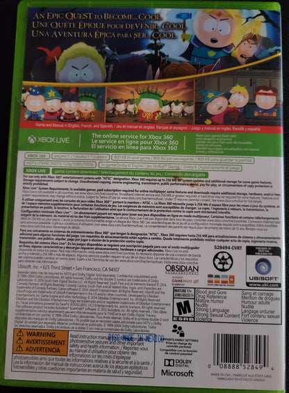 South Park: The Stick Of Truth MINT SIGNATURE EDITION - Microsoft XBOX 360 - CIB Pre-Owned Great Shape Tested & Working