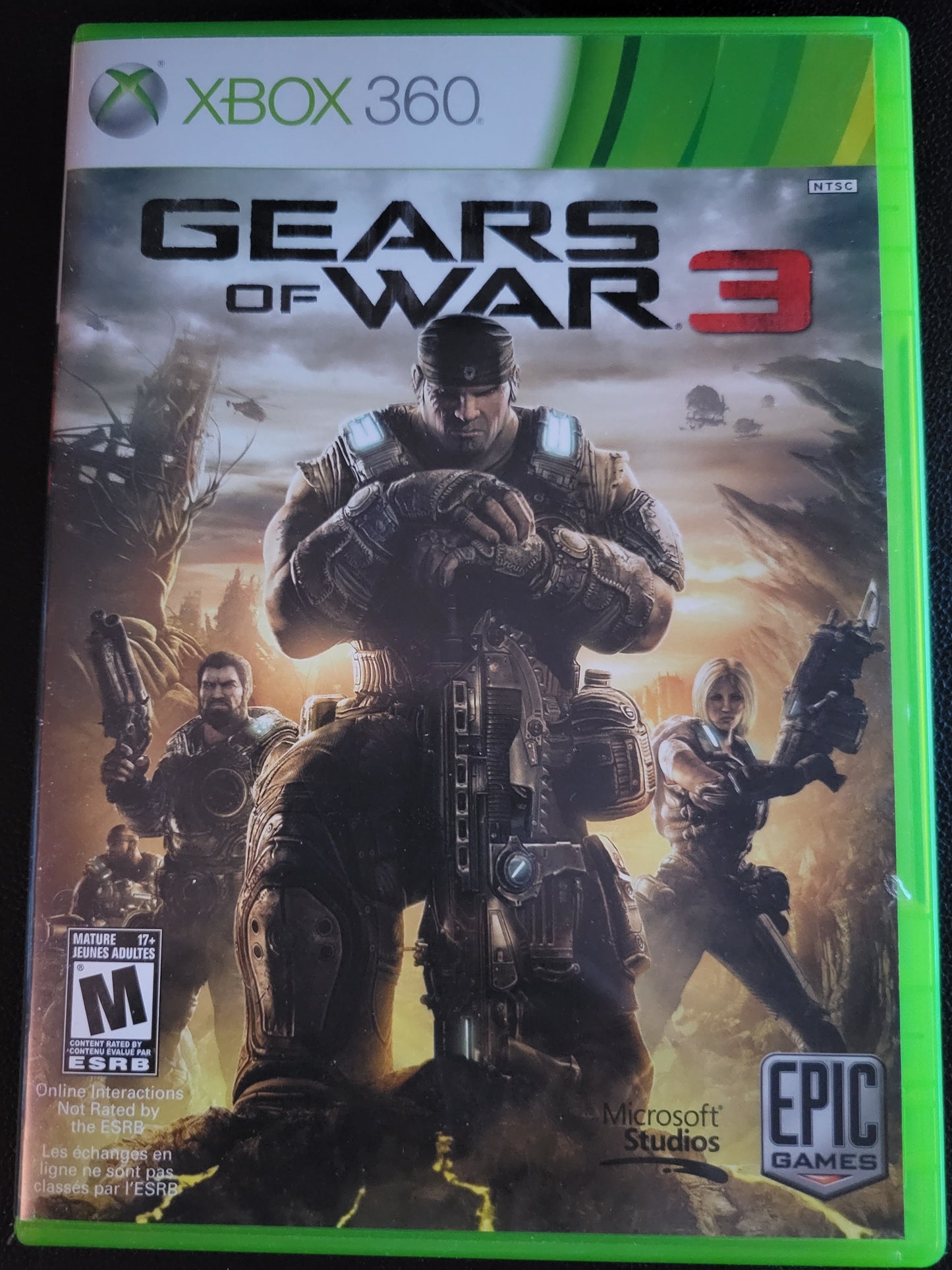 Gears Of War 3 - Microsoft XBOX 360 - CIB MINT Pre-Owned Great Shape Tested & Working