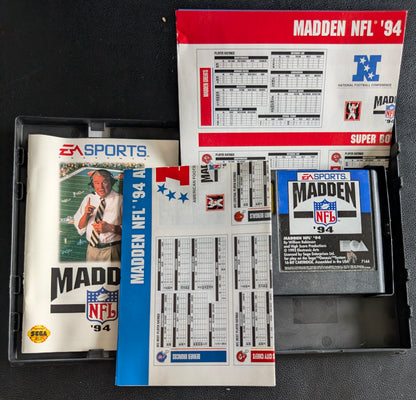 Madden NFL '94 - Boxed CIB (Sega Genesis) | 1993 | Sports / Football