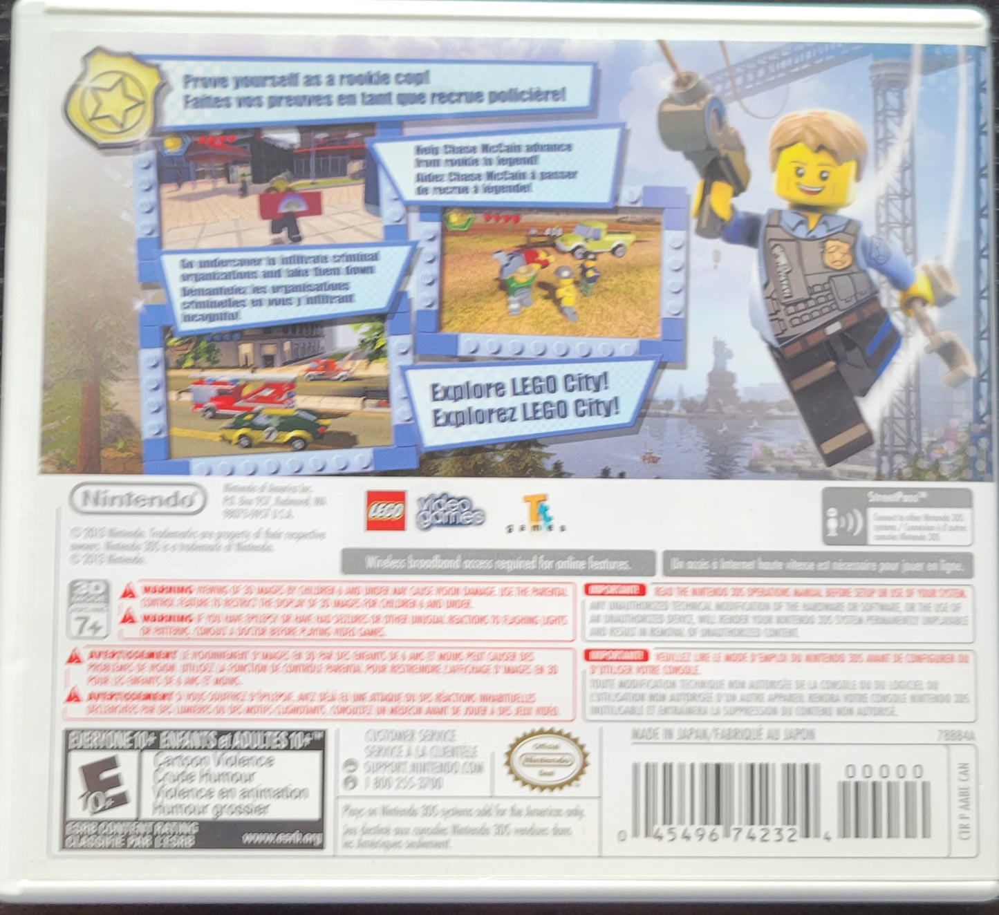 LEGO City Undercover: The Chase Begins - Nintendo DS - Handheld Console NTSC Cartridge Only Tested & Working