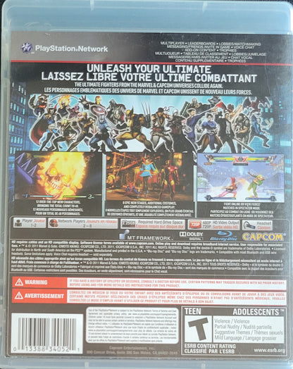 Ultimate Marvel Vs Capcom 3 (MINTCIB) – Sony PlayStation 3 PS3 – Great Shape