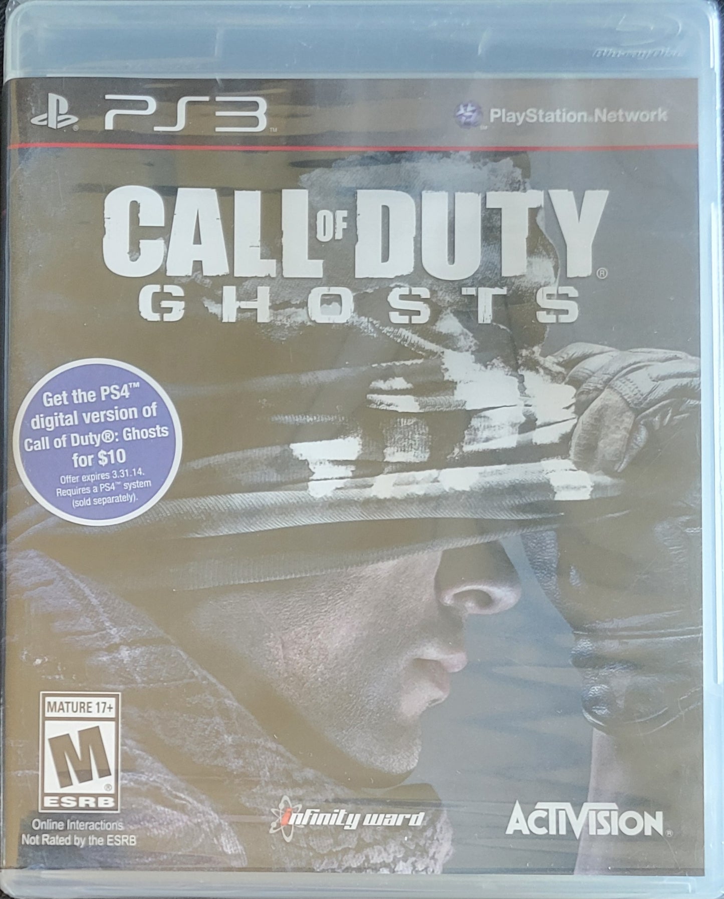 COD Call Of Duty: Ghosts NEW - 2013 Sony PlayStation 3 PS3 SEALED