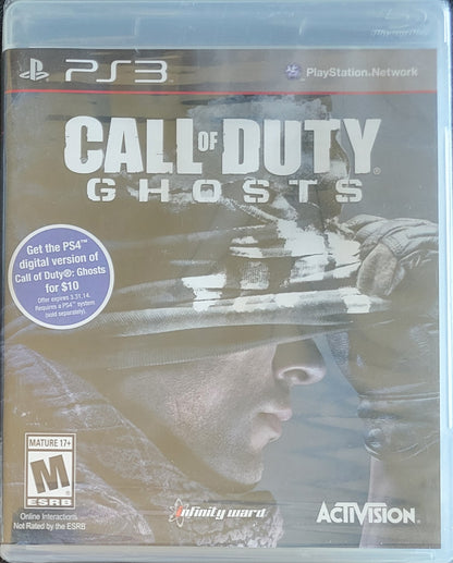 COD Call Of Duty: Ghosts NEW - 2013 Sony PlayStation 3 PS3 SEALED