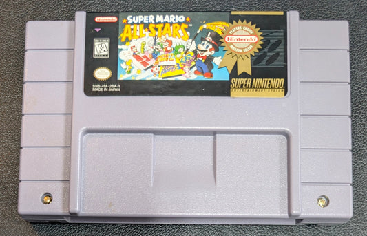 Super Mario All Stars *Players Choice* - SNES - Super Nintendo Ent. System 1994 NTSC Authentic Cartridge