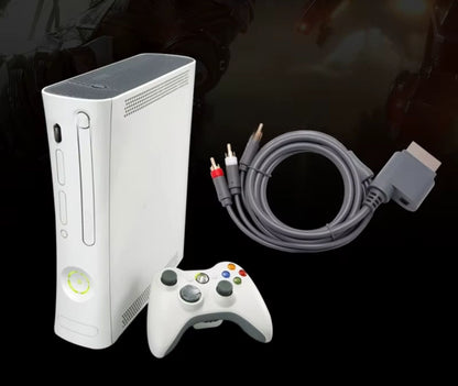 Xbox 360 AV Cable (Aftermarket) | Black or Gray | Replacement Audio Video Cable