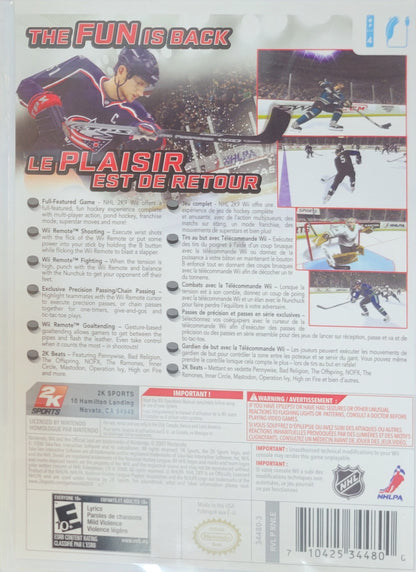 NHL 2K9 – Nintendo Wii CIB – Great Shape – Clean Disc