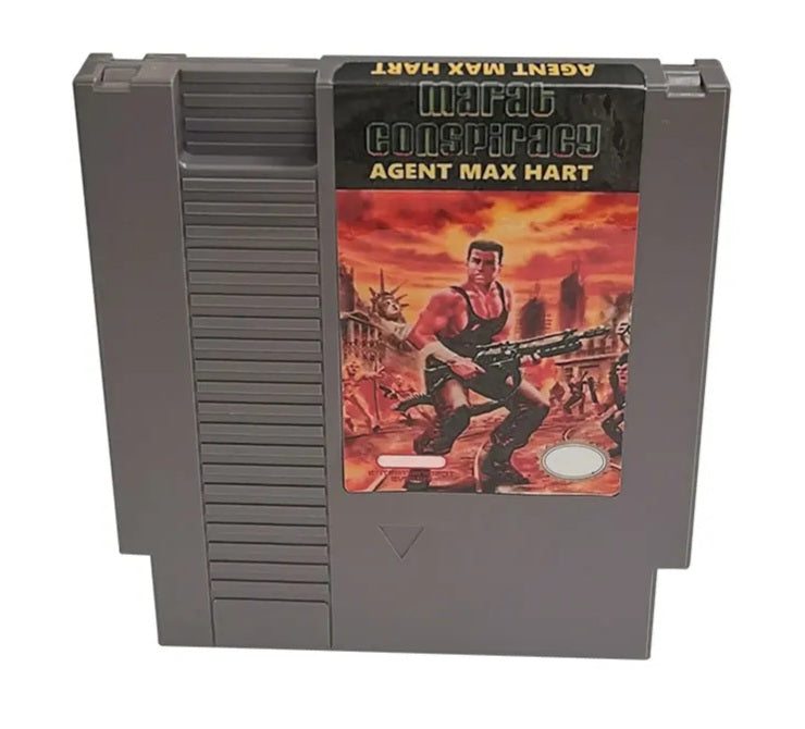 Mafat Conspiracy: Agent Max Hart - NES Nintendo Entertainment System 1983 72 Pin 8 Bit Video Game Cartridge