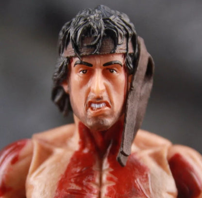 RAMBO 1st Blood 7" Ultra Detail Action Figure Accessory + BATTLE DAMAGED Edition