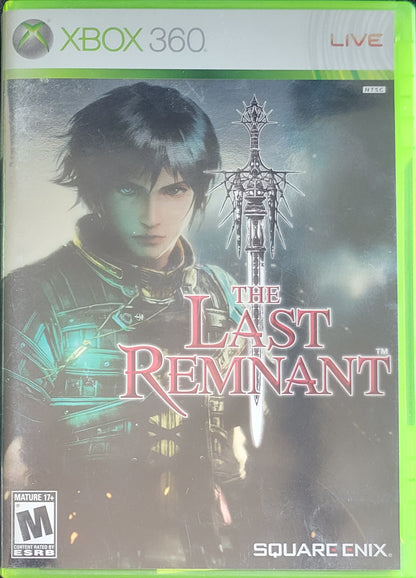 The Last Remnant - (CIB) - Microsoft XBOX 360 - Pre-Owned Like New CLEAN DISC