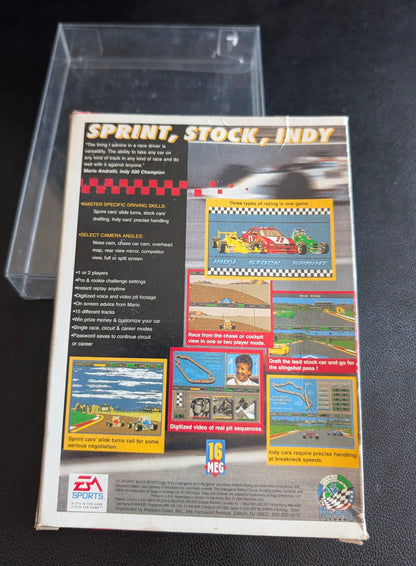 Andretti Racing - Boxed CIB (Sega Genesis) | 1991 | Racing / Driving