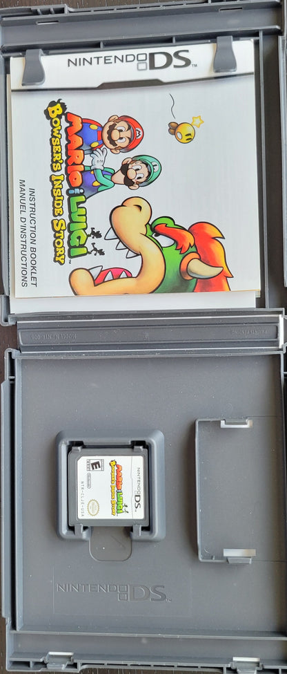 Mario & Luigi: Bowser's Inside Story - Nintendo DS 2007 - Handheld Console NTSC Cartridge Only Tested & Working