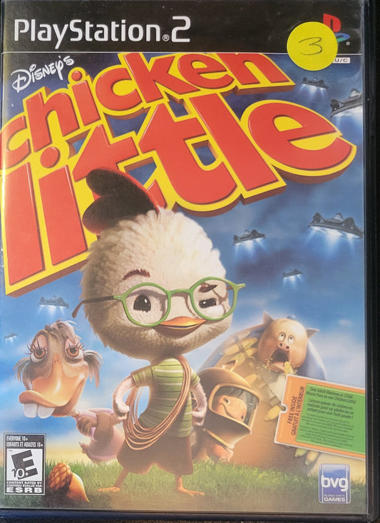 Disney's Chicken Little - Sony PlayStation 2 PS2 Pre-Owned Tested & Working Great Shape!