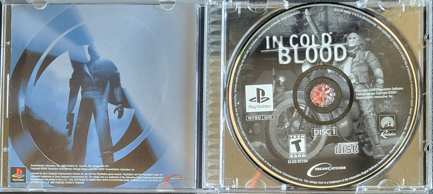 In Cold Blood – Sony PlayStation 1 PS1 (1995) – Complete in Box (CIB) – Re-Sealed