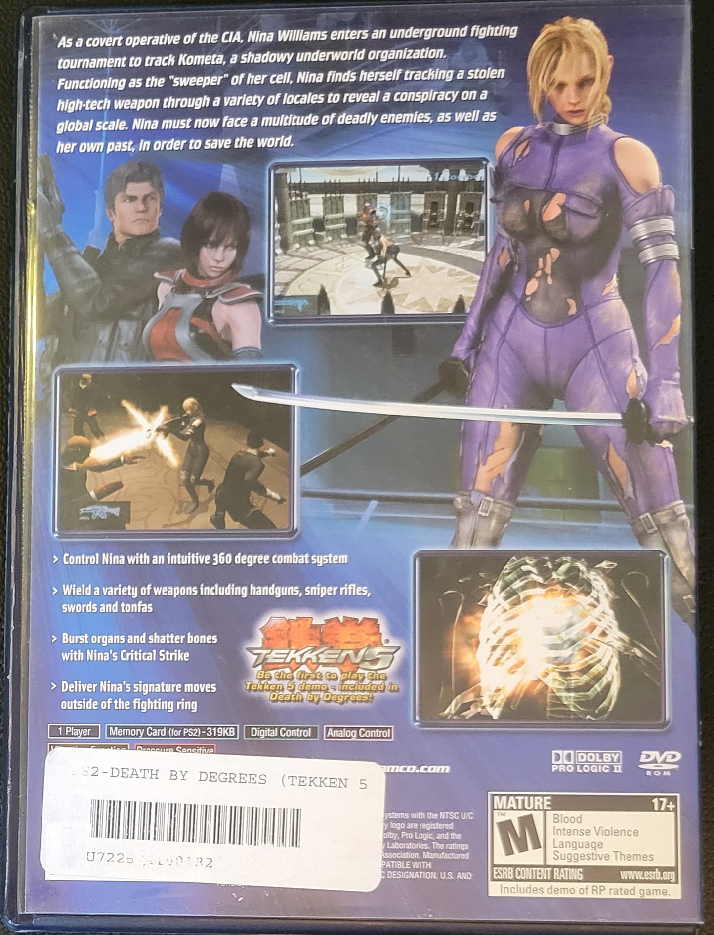 Death By Degrees Limited Edition! - Sony PlayStation 2 PS2 (CIB) Pre-Owned Tested & Working Great Shape!