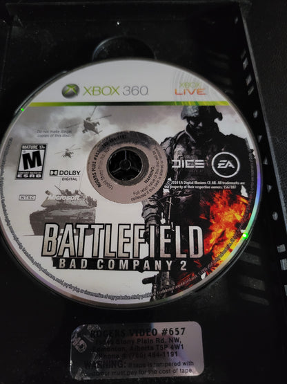 Battlefield: Bad Company 2 - Microsoft XBOX 360 - Pre-Owned Great Shape Tested & Working