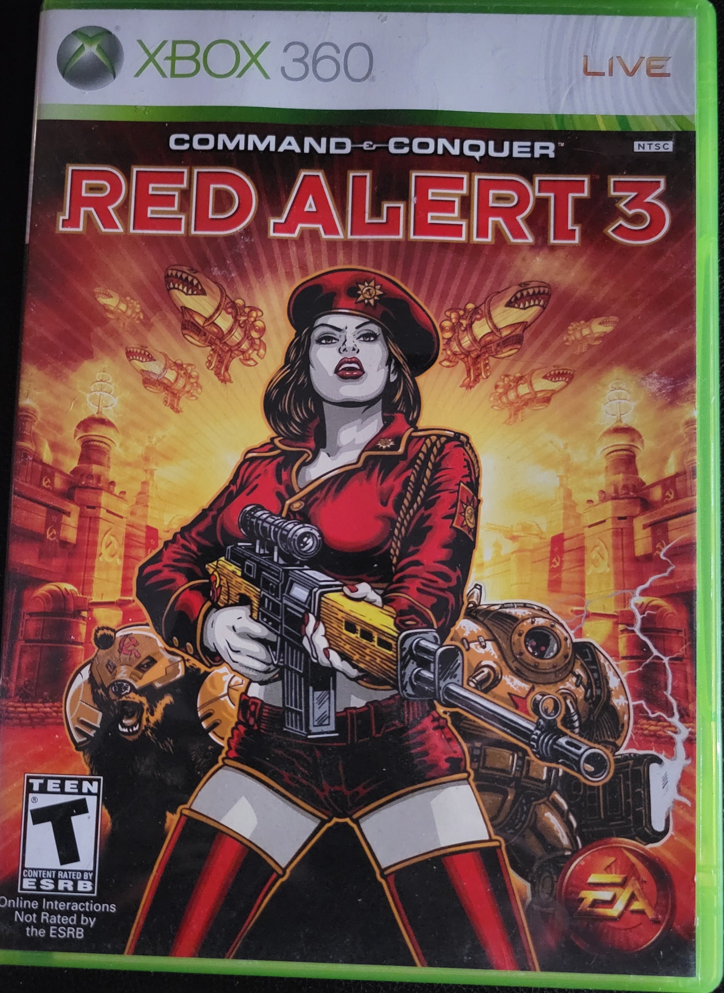 COMMAND & CONQUER: Red Alert 3 - Microsoft XBOX 360 - CIB Pre-Owned Great Shape Tested & Working