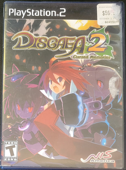Disgaea 2 - Sony PlayStation 2 PS2 (CIB) Pre-Owned Tested & Working Great Shape!