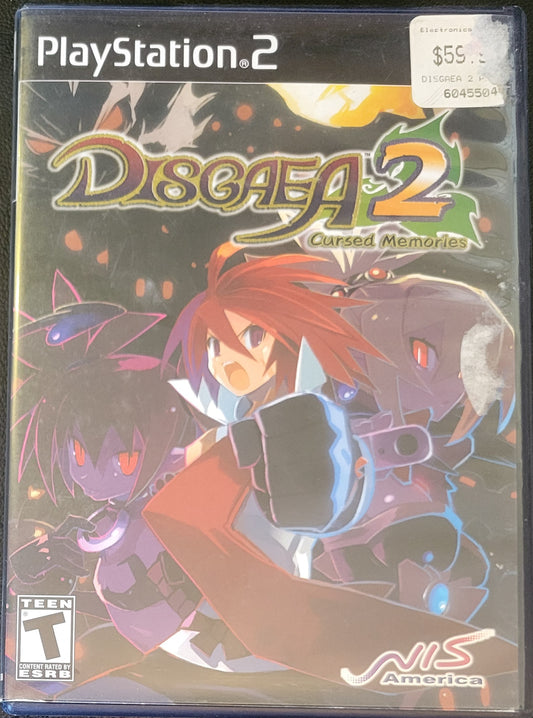 Disgaea 2 - Sony PlayStation 2 PS2 (CIB) Pre-Owned Tested & Working Great Shape!