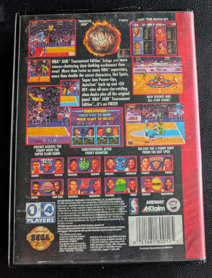 NBA Jam Tournament Edition - Boxed CIB (Sega Genesis) | 1995 | Arcade / Sports
