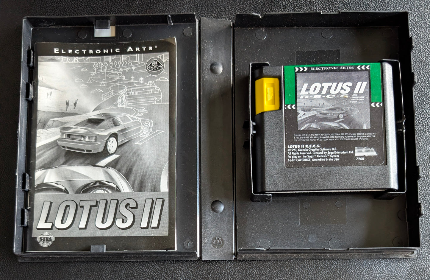 Lotus II - Boxed CIB (Sega Genesis) | 1991 | Racing / Driving