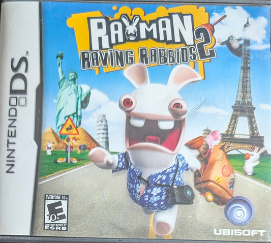Rayman Raving Rabbids 2 – 2007 Nintendo DS CIB – RE-Sealed – Excellent
