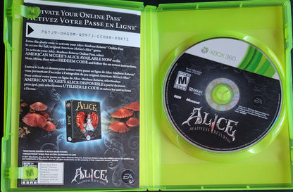 ALICE: Madness Returns - Microsoft XBOX 360 - CIB Pre-Owned Great Shape Tested & Working