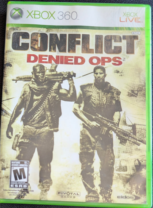 Conflict: Denied Ops (2008) - CIB Xbox 360 | RE-Sealed