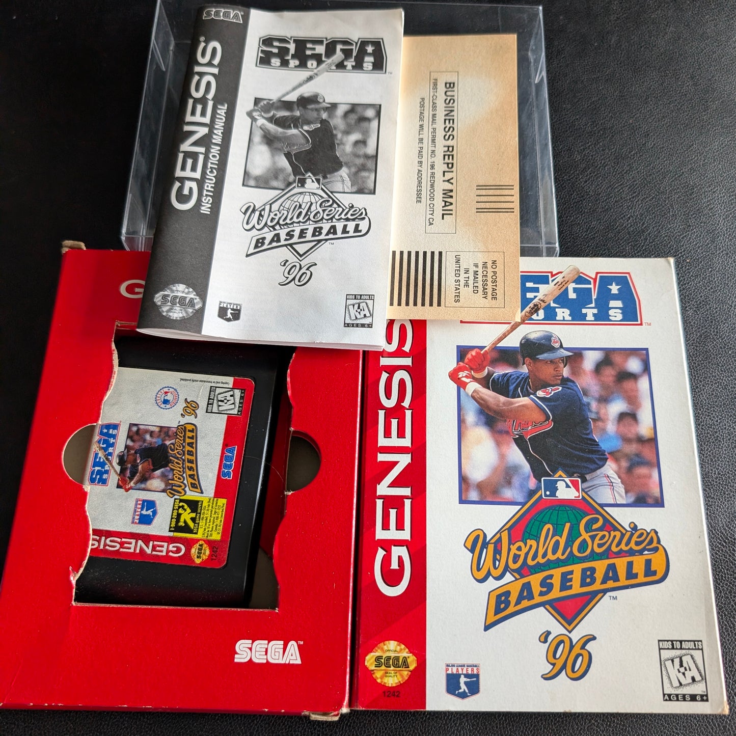 World Series Baseball '96 - Boxed CIB (Sega Genesis) | 1996 | Sports / Baseball