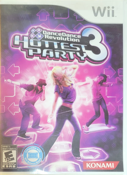 Dance Dance Revolution Hottest Party 3 – Nintendo Wii – CIB – Clean Disc