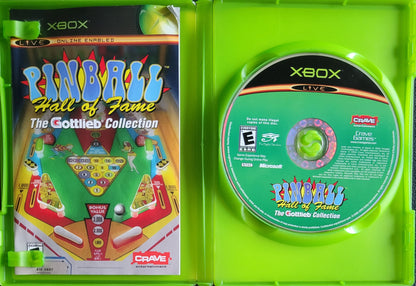 Pinball Hall Of FameThe Gottlieb Collection - (CIB) OG Microsoft XBOX  Pre-Owned Great Shape Tested & Working CLEAN DISC