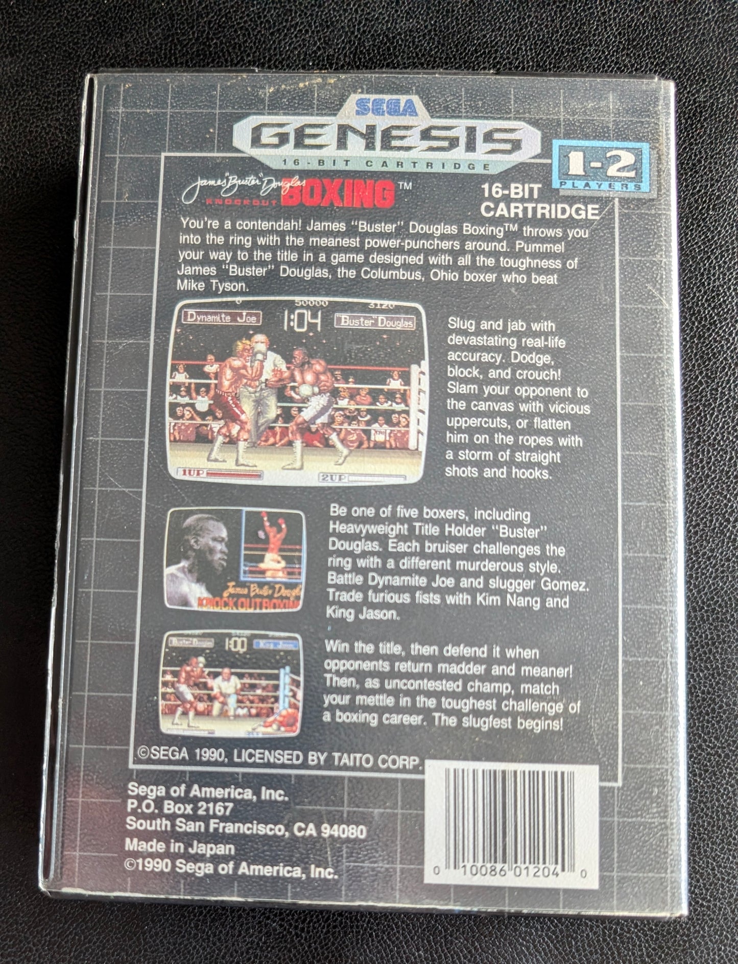 James "Buster" Douglas Knockout Boxing - Boxed CIB (Sega Genesis) | 1992 | Sports / Boxing