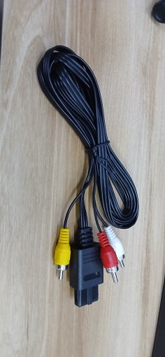Nintendo SNES N64 GameCube AV Cable (Aftermarket) | 3-Prong Composite Cable | Replacement