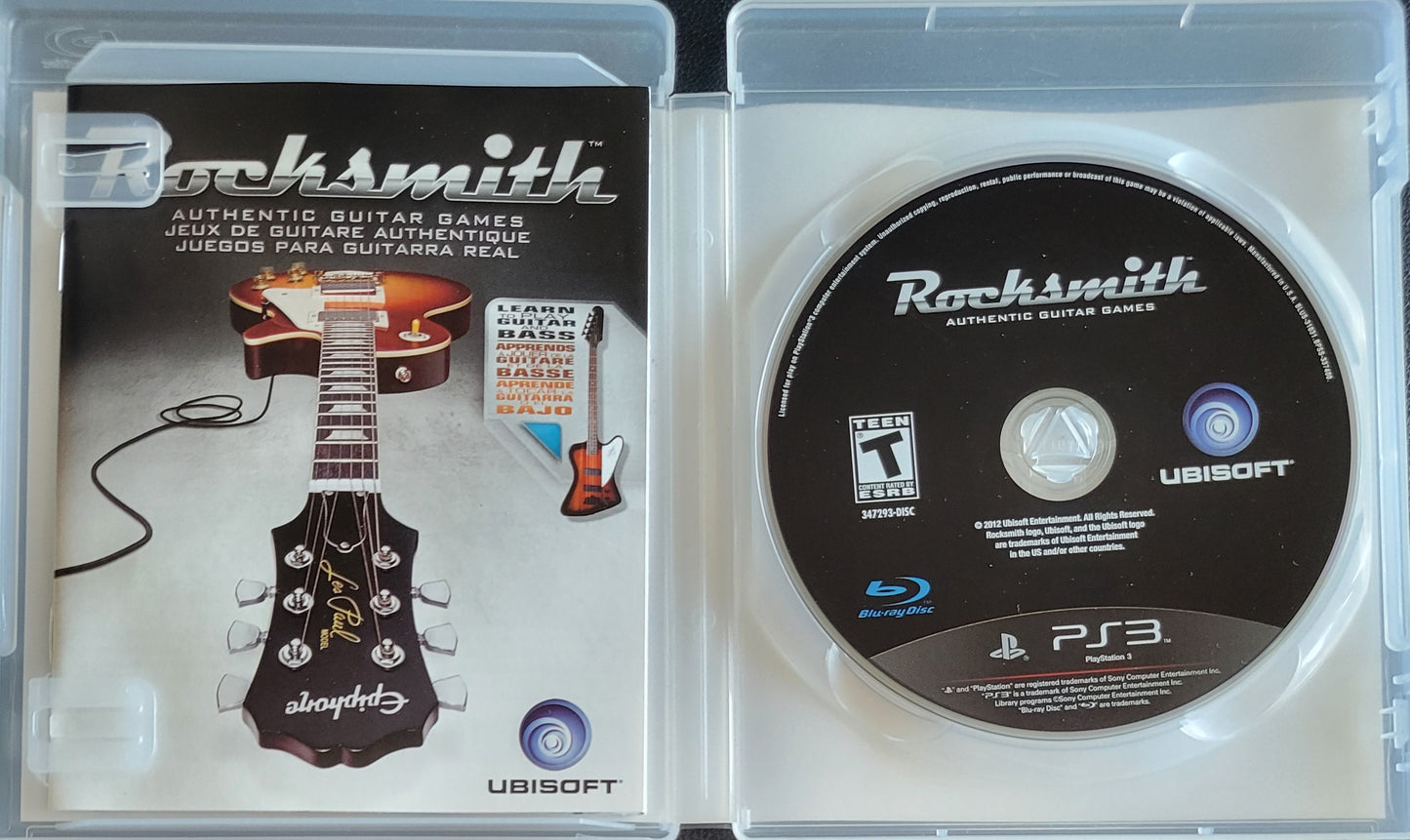 Rocksmith: Authentic Guitar Games (CIB) – Sony PlayStation 3 PS3 – Re-Sealed