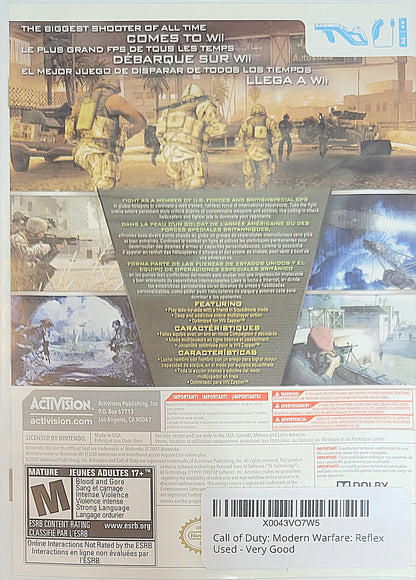 Call of Duty: Modern Warfare – Nintendo Wii CIB – RE-SEALED + Like New