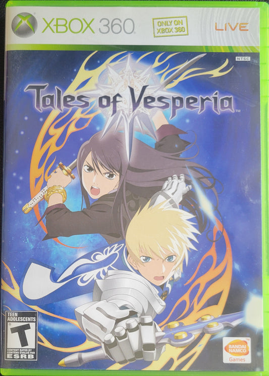 Tales Of Vasperia - (CIB) - Microsoft XBOX 360 - Pre-Owned Like New CLEAN DISC
